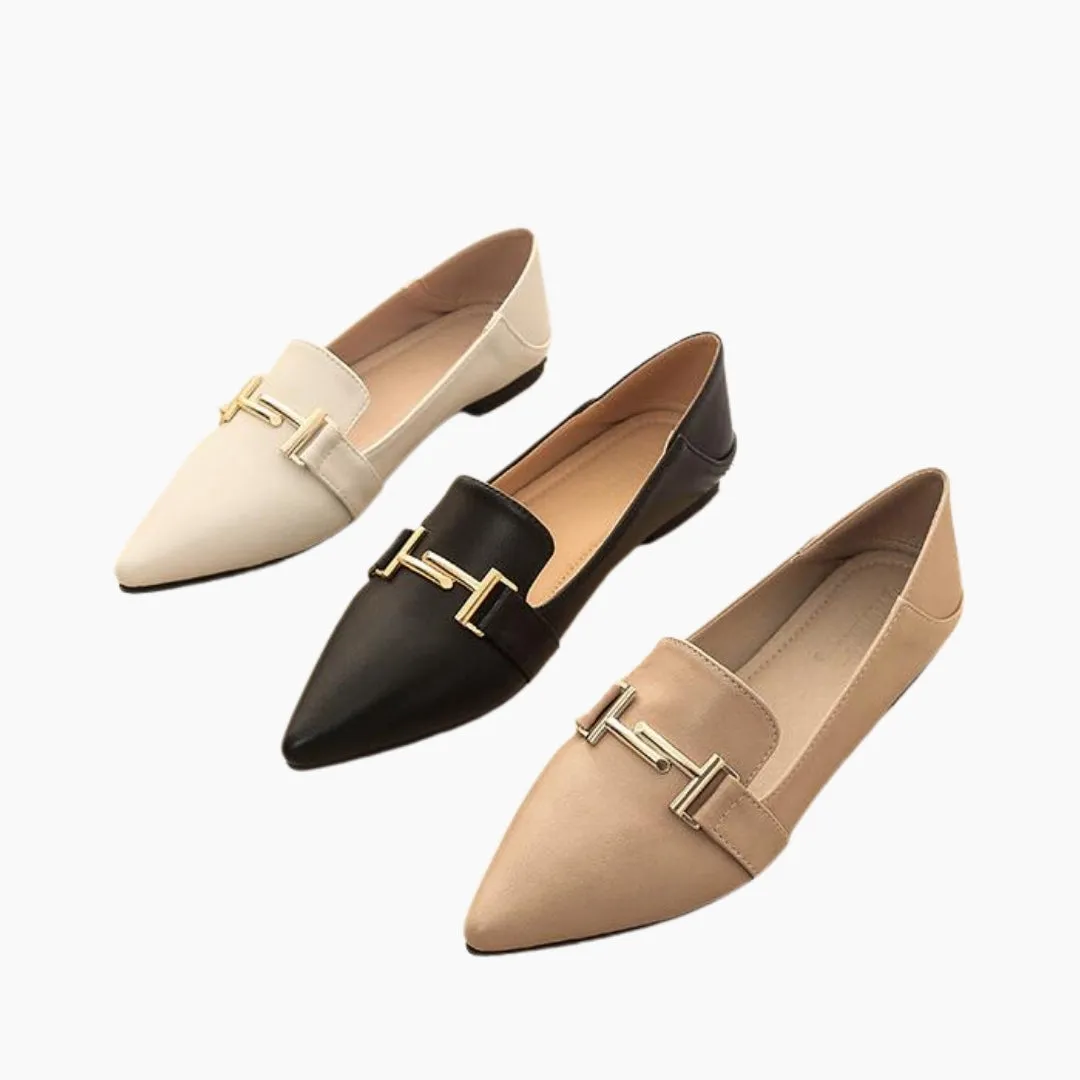 Boat Shoes, Pointed-Toe : Work Shoes for Women Comfortable Leather Work Boots