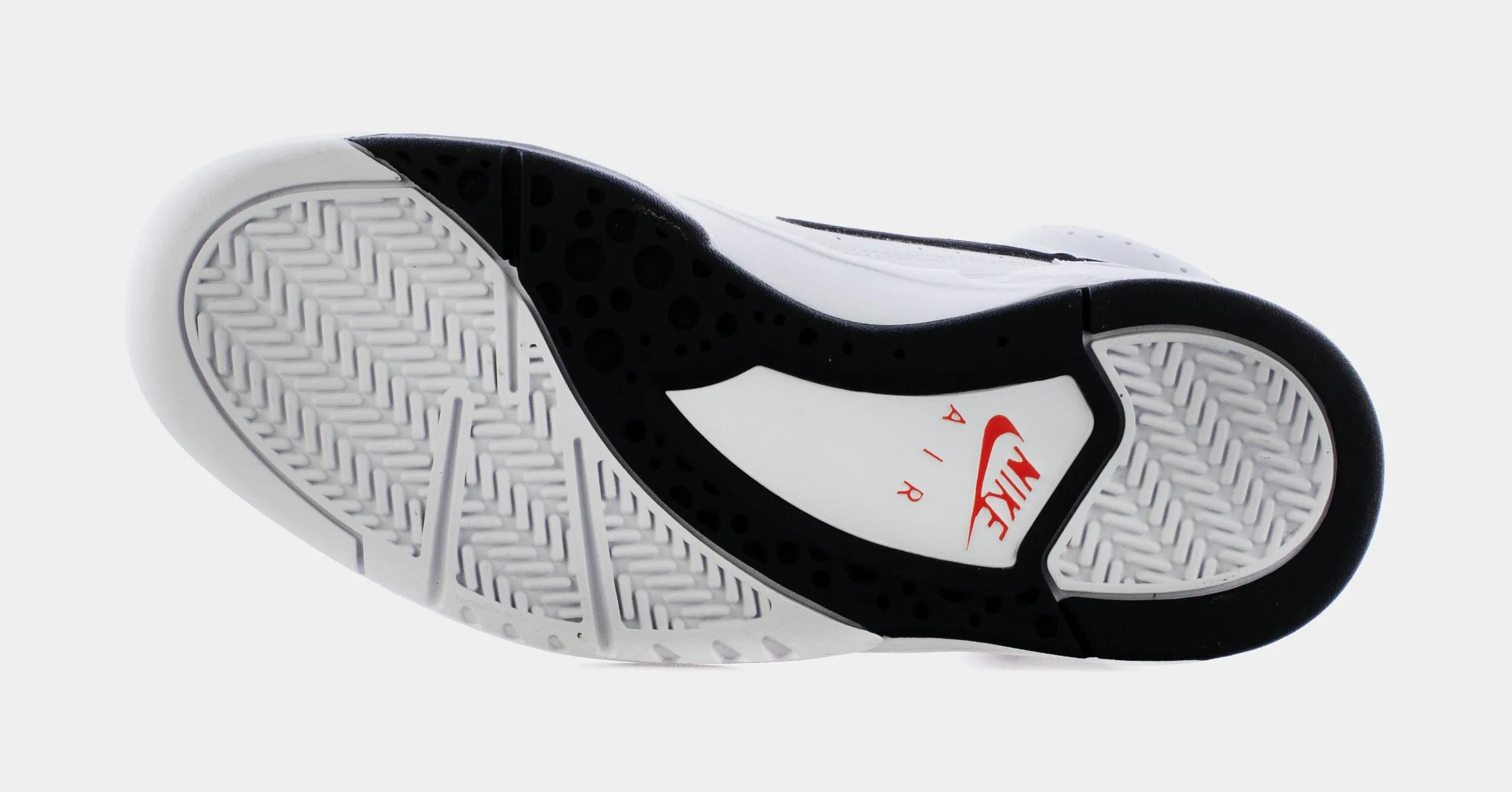 Air Flight Lite Mid Mens Lifestyle Shoes (White/Black) Asics Gel Peake Cricket Shoes