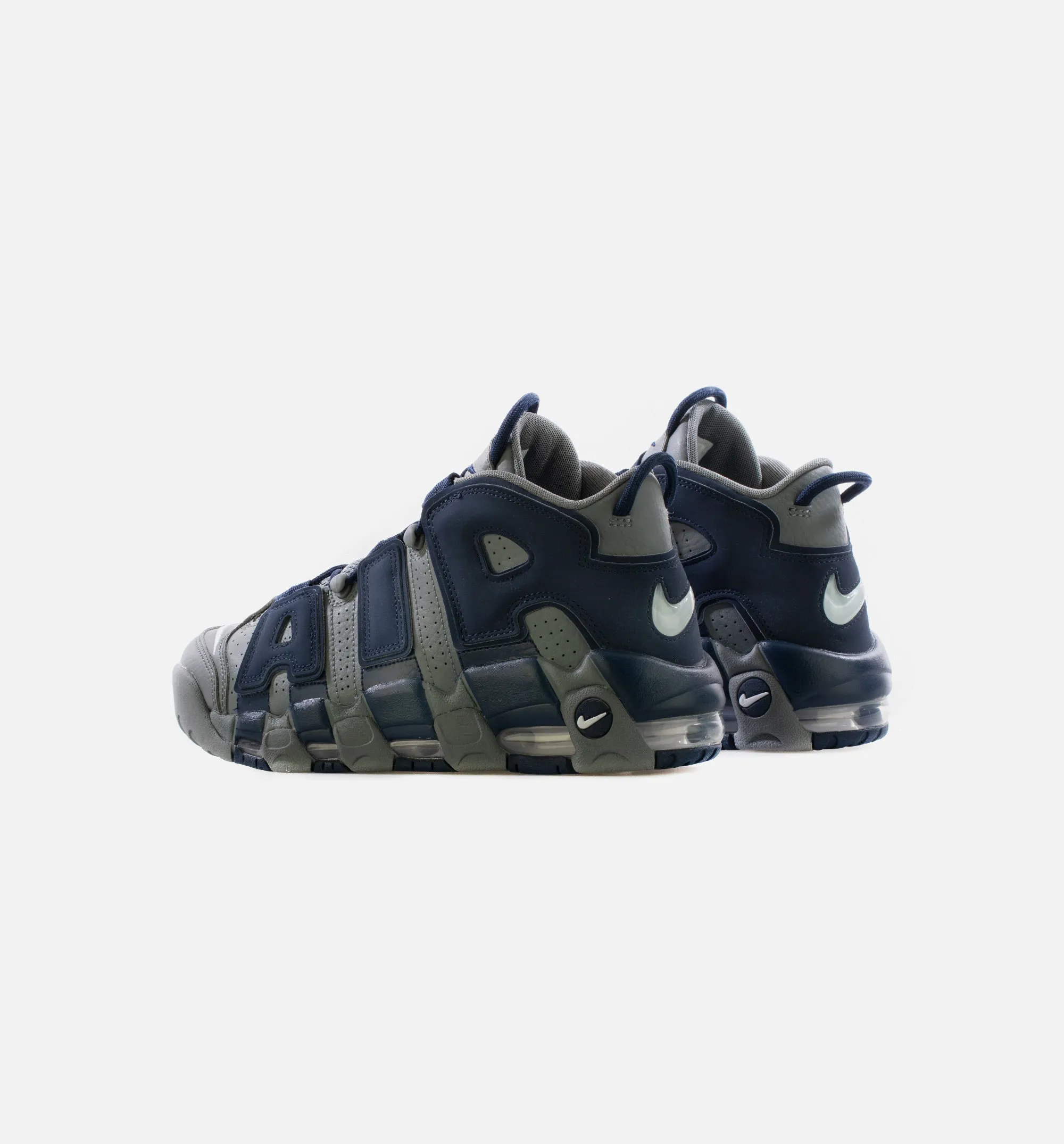 Best Asics Overpronation Shoes Air More Uptempo 96 Mens Basketball Shoe - Cool Grey/White/Midnight Navy
