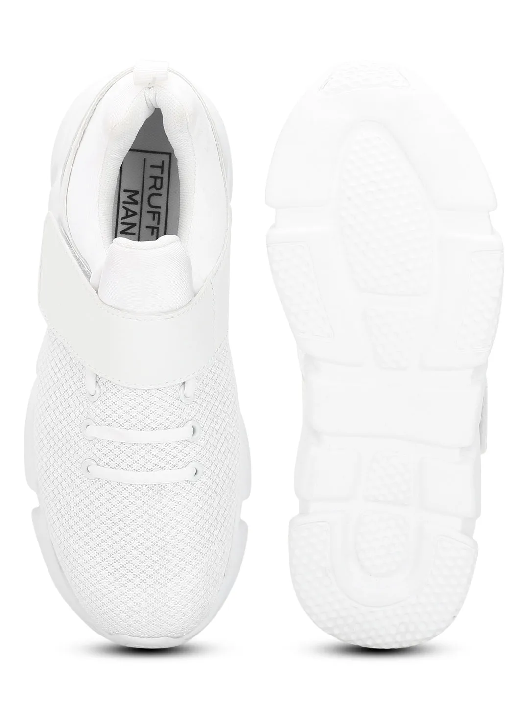 Curry Sneakers White PU Mesh Men Sneakers