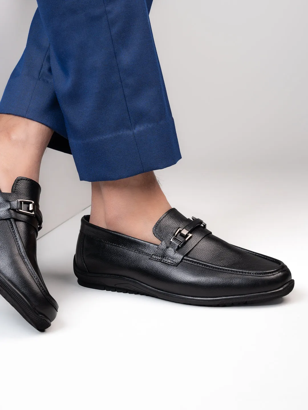 Alberto Torresi Genuine Leather Filter Your Pain Rubber Sole Loafers Loafers High Platform