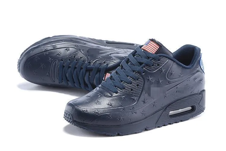 Nike Air Max 90 'Independence Day Midnight Navy' Shoes Sneaker !!! CYBER MONDAY SALE !!! Asics Gel Cumulus 17 G Tx Running Shoe