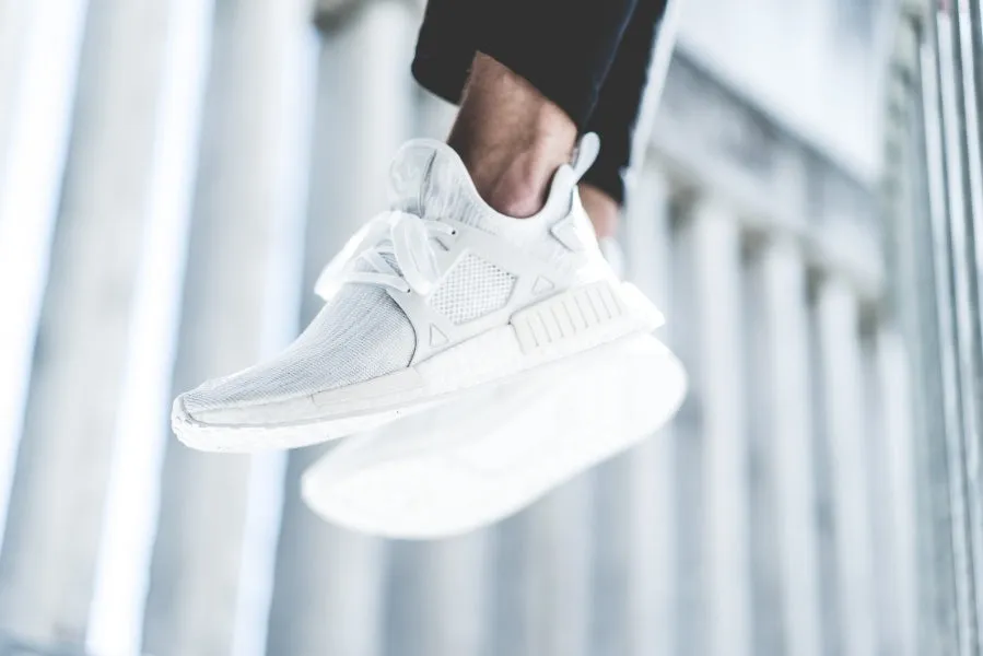 Adidas NMD_XR1 Primeknit White-Vintage White Adidas Samba Xlg Athletic Shoe Carbon