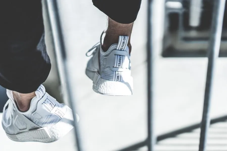 Adidas NMD_XR1 Primeknit White-Vintage White Adidas Trail Shoes Terrex