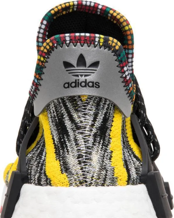 Pharrell x Adidas NMD Human Race Trail 'Solar Pack' Grey Yellow Shoes Men Women Sneaker Sale All Size US 7-11 Boots Adidas Shoes