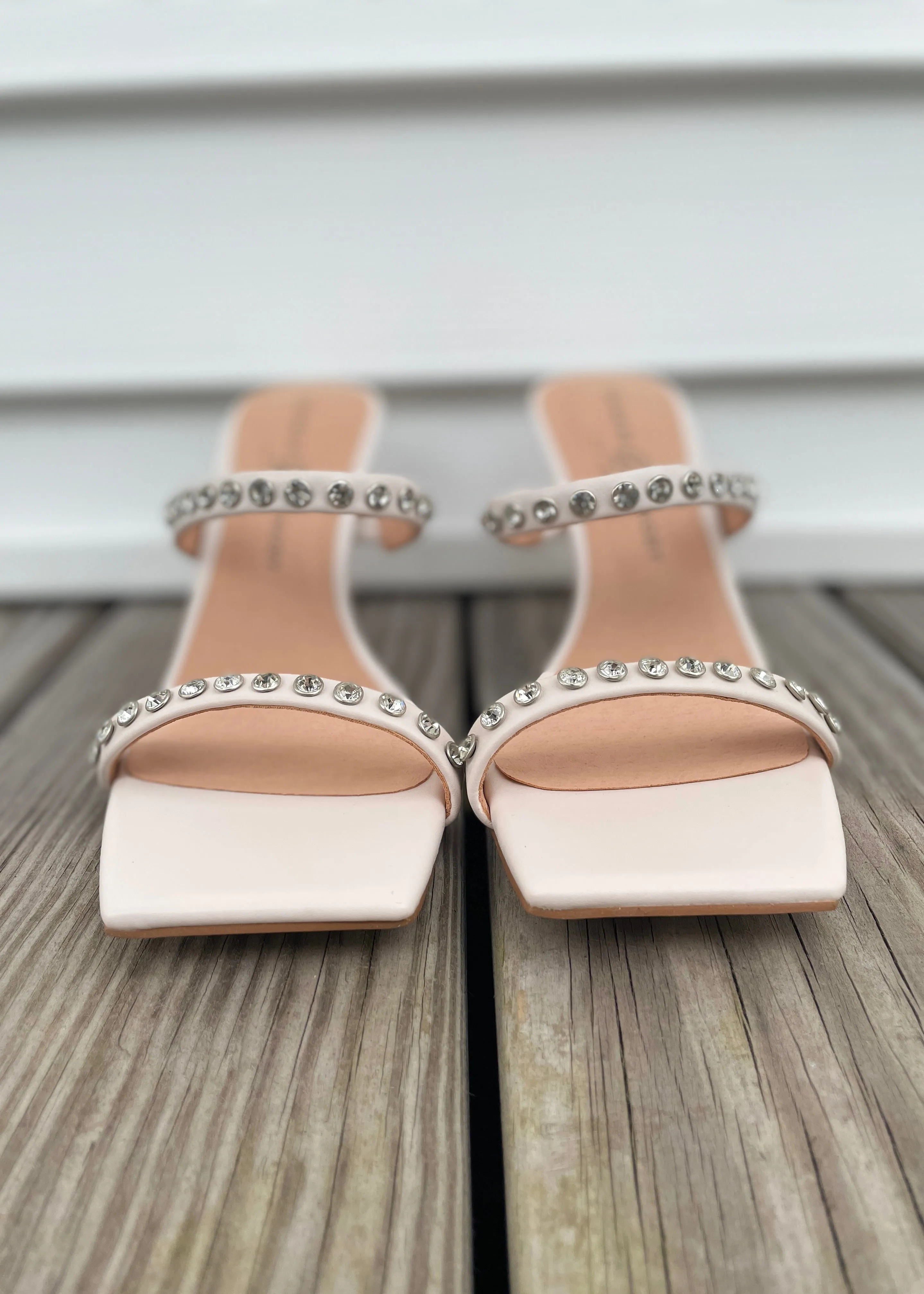Sandals Resorts Travel Agent rhinestone strap block heel sandal