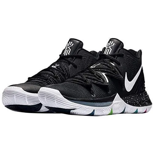 NIKE Men's Kyrie 5 Basketball Shoes (8.5, Black/Multi) Deals On Asics Shoes