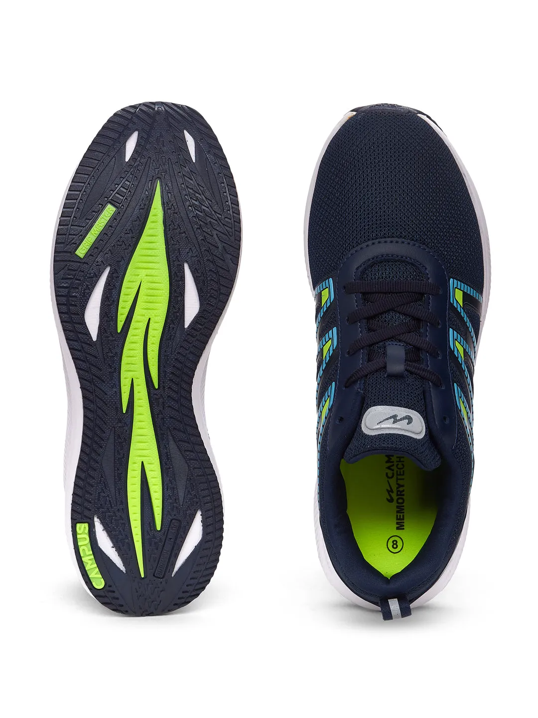 WENDIGO Navy Men's Running Shoes Running Shoes For Marathon Training