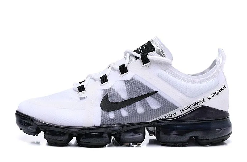 Nike Air Vapormax 2019  'White Black' Shoes Sneakers Men Women Sale Size US 7, 8, 8.5, 9, 10, 11 Asics Novablast 2 Running Shoes