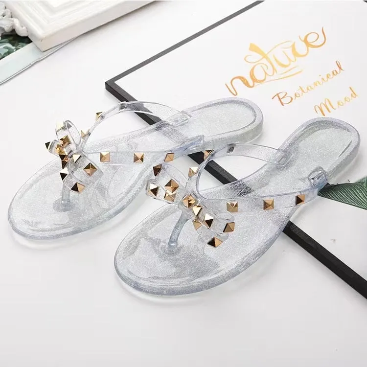 Marathon Flip Flops Amozae  Summer Flip Flops Women Slide Sandals Crystal Bling Beach Slippers Casual Shoes For Women Light Wedges Platform Slippers