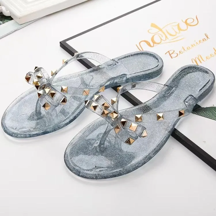 Flip Flop Shop Amozae  Summer Flip Flops Women Slide Sandals Crystal Bling Beach Slippers Casual Shoes For Women Light Wedges Platform Slippers