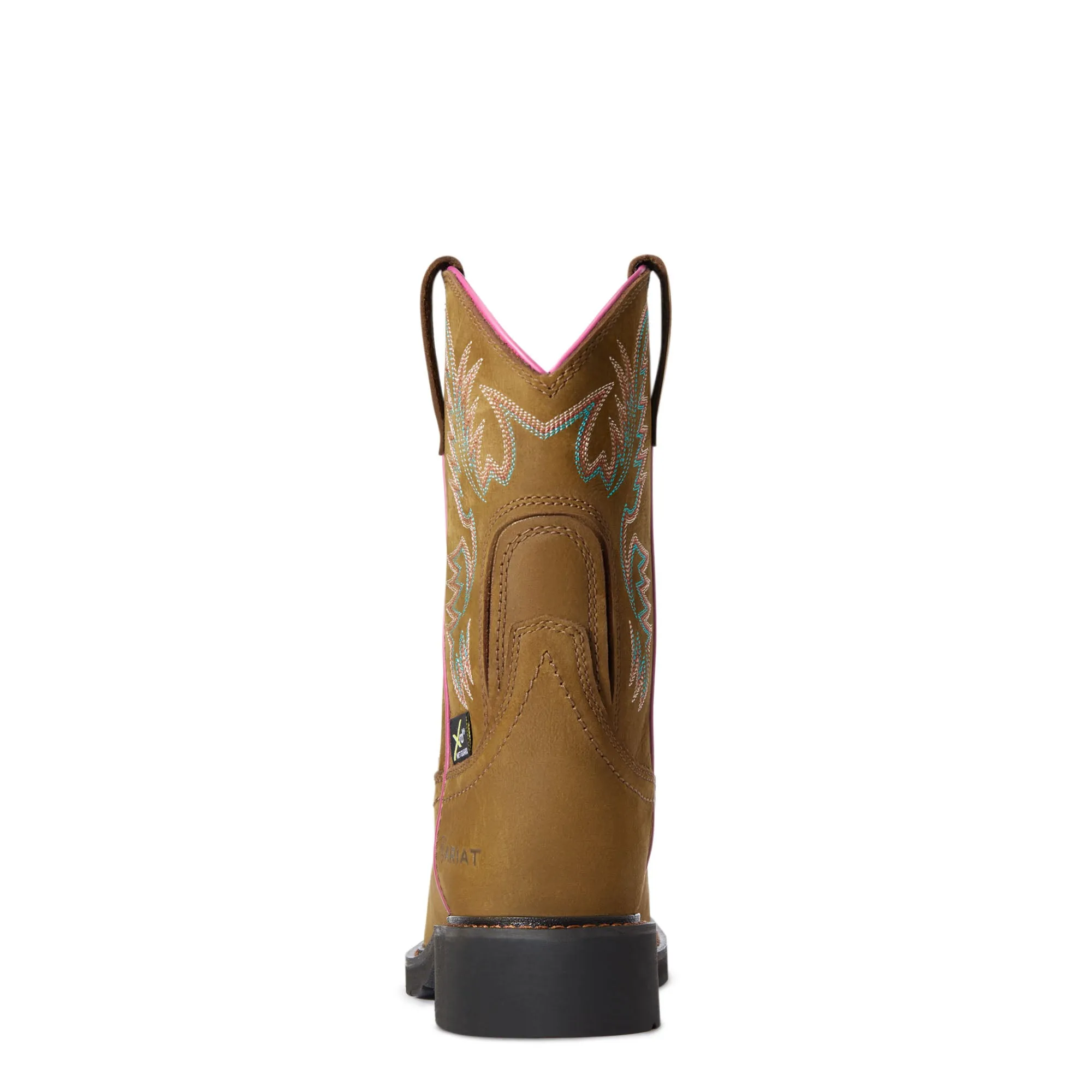 'Ariat' Women's 9" Krista EH MetGuard Steel Toe - Brown Youth Work Boots Size 7