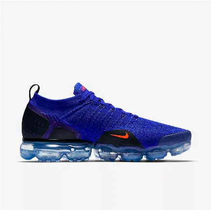 Nike Air Vapormax Flyknit 2 Blue Black Orange Shoes Sneakers Men !!! CYBER MONDAY SALE !!! Clean Asics Shoes