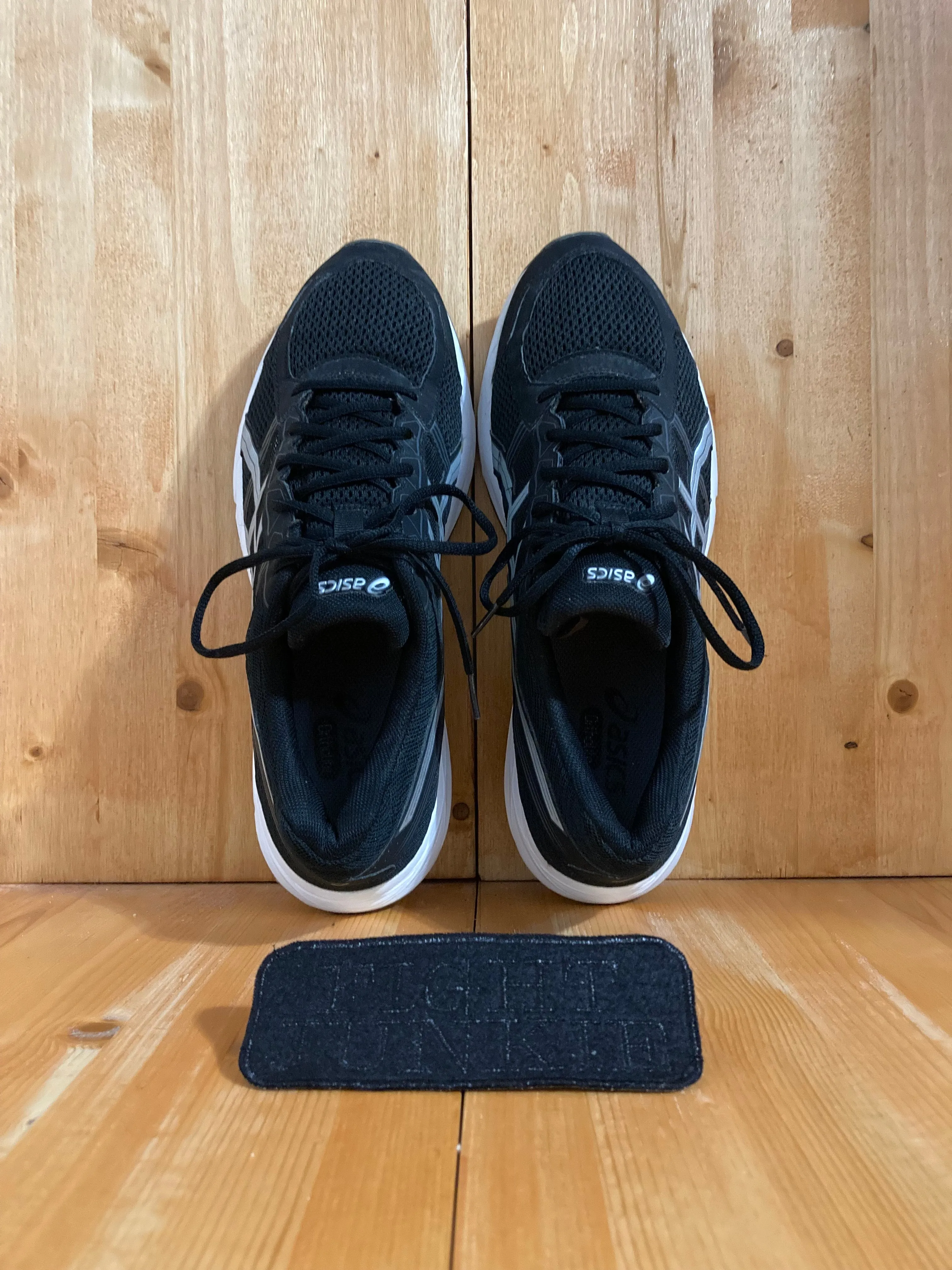 ASICS GEL CONTEND 4 Men Size 11 Running Shoes Sneakers Black T715N Asics Vball Shoes