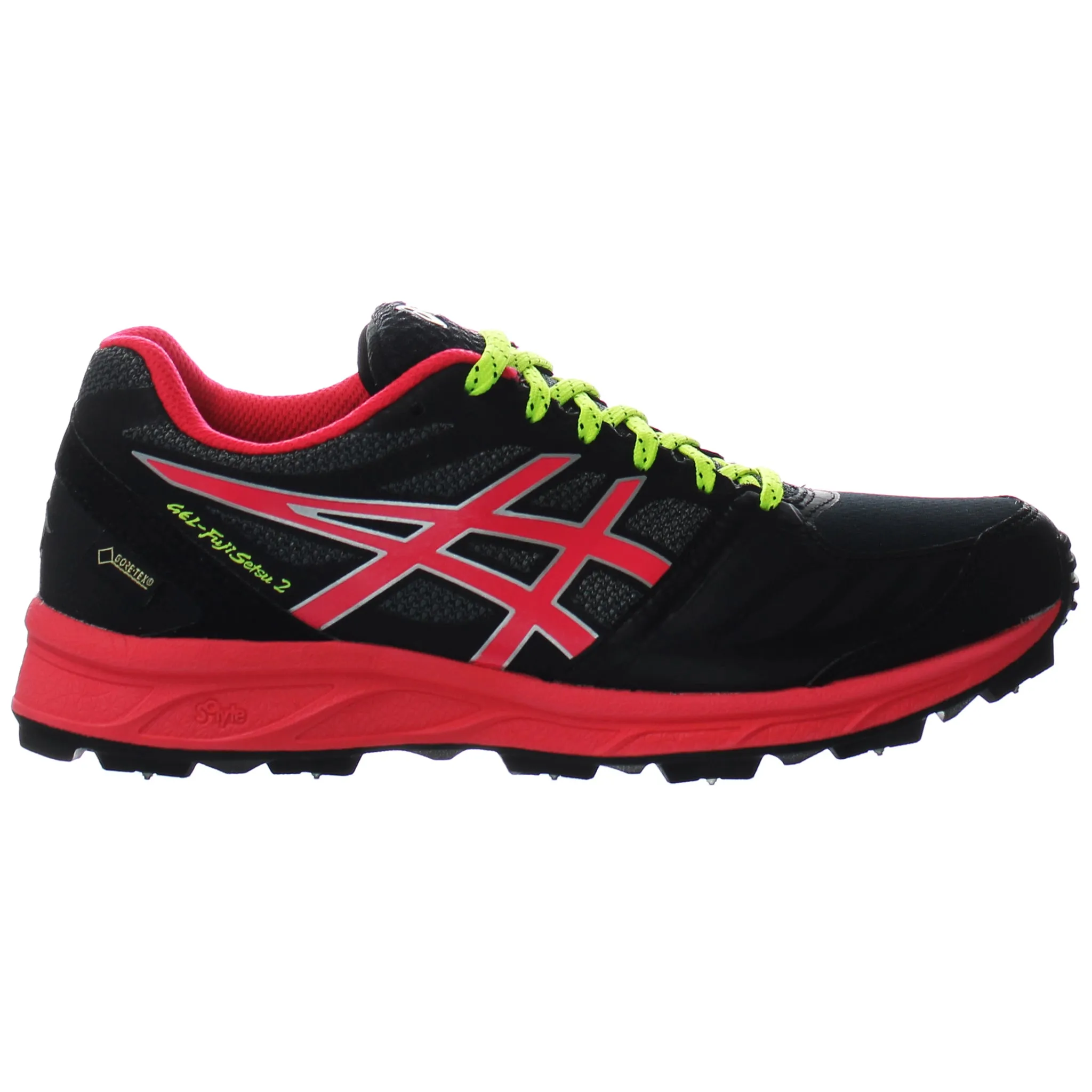 Asics Fit Asics Gel-FujiSetsu 2 G-TX Womens Black/Pink Running Trainers