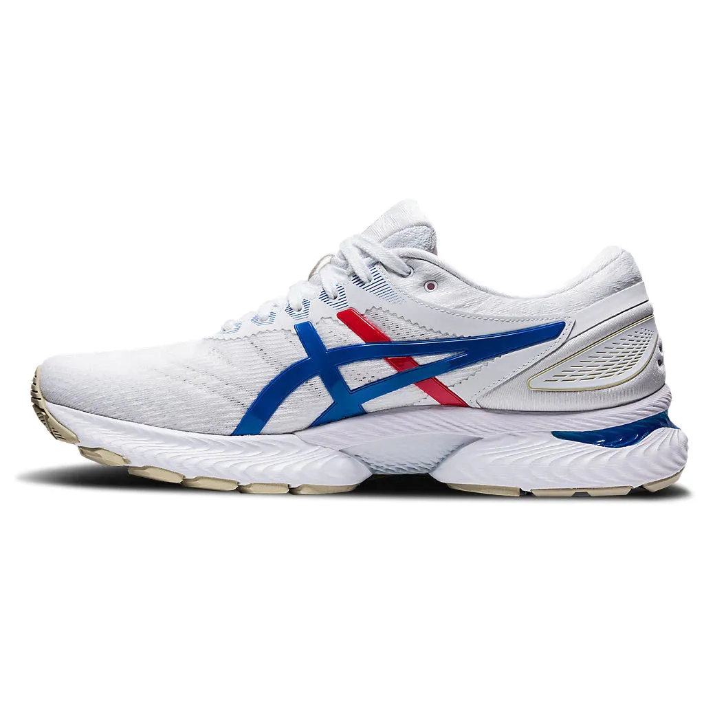 Asics Wrestling Shoes Dave Schultz Asics Gel Nimbus 22 Retro Tokyo White Blue Mens Running Shoes