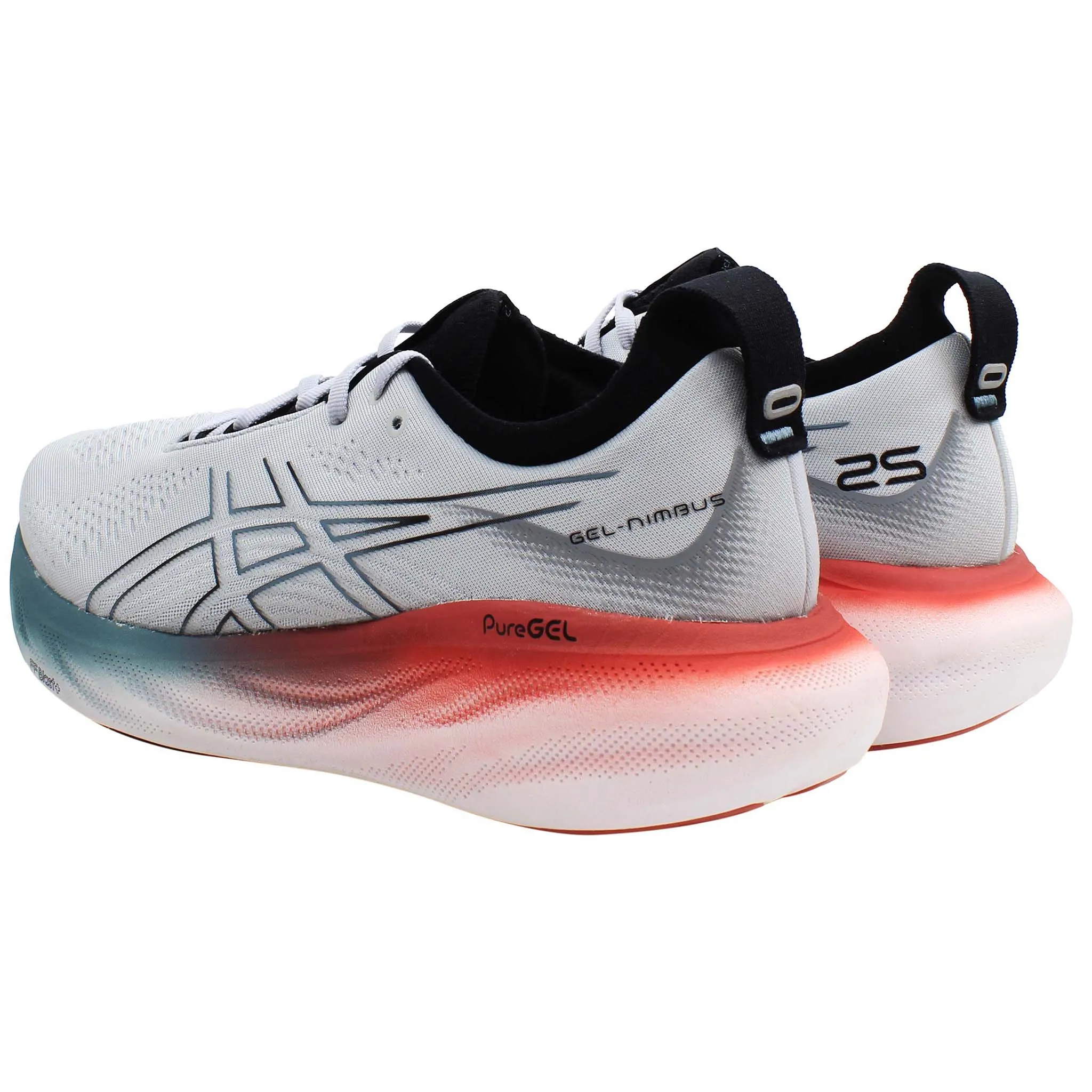 Asics Gel-Nimbus 25 Mens Grey Running Shoes Asics Gt-2000 7 Running Shoes