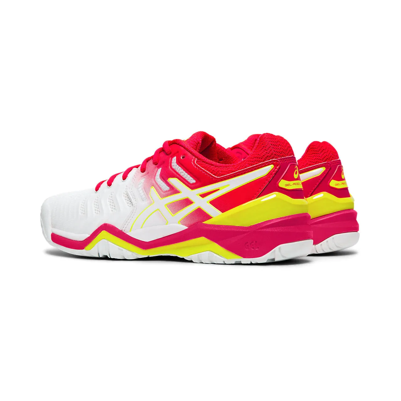 Asics Matflex Wrestling Shoes Asics Gel Resolution 7 White Pink Yellow Womens Tennis Shoes