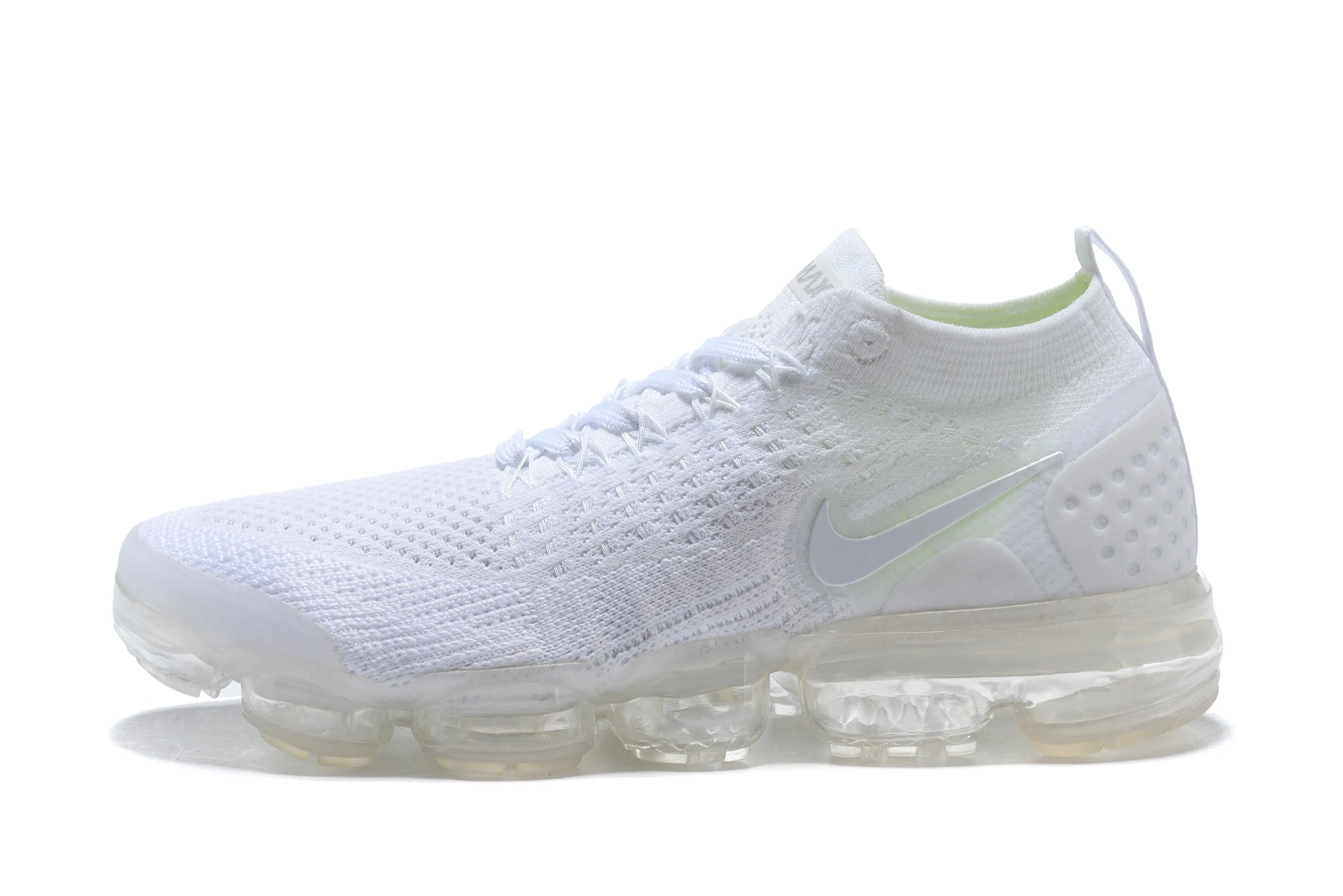 Nike Air Vapormax Flyknit 2 White Shoes Sneakers Men !!! CYBER MONDAY SALE !!! Lowest Price Asics Running Shoes