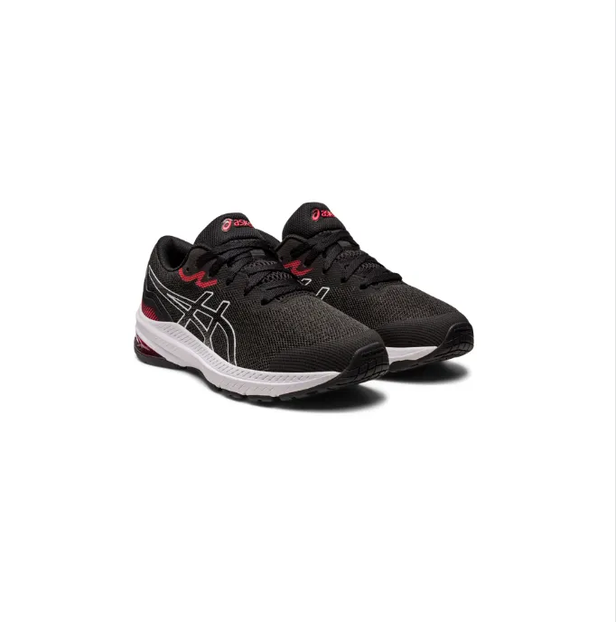 Asics Soft Running Shoes Asics Kids Trainers | GT-1000 11 GS | Black/Red
