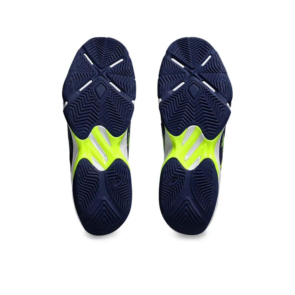 ASICS Men's Blade FF Badminton Shoe (Blue Expanse/Safety Yellow) Asics Shoes Kith