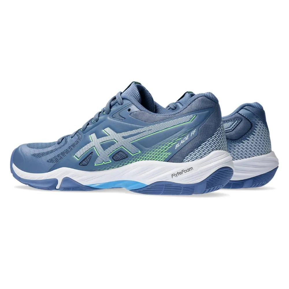 ASICS Men's Blade FF Badminton Shoe (Denim Blue/Lime Burst) Asics Gel Kayano 27 Running Shoes