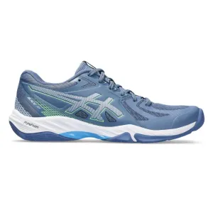 Asics Gel Contend 3 Running Shoe ASICS Men's Blade FF Badminton Shoe (Denim Blue/Lime Burst)