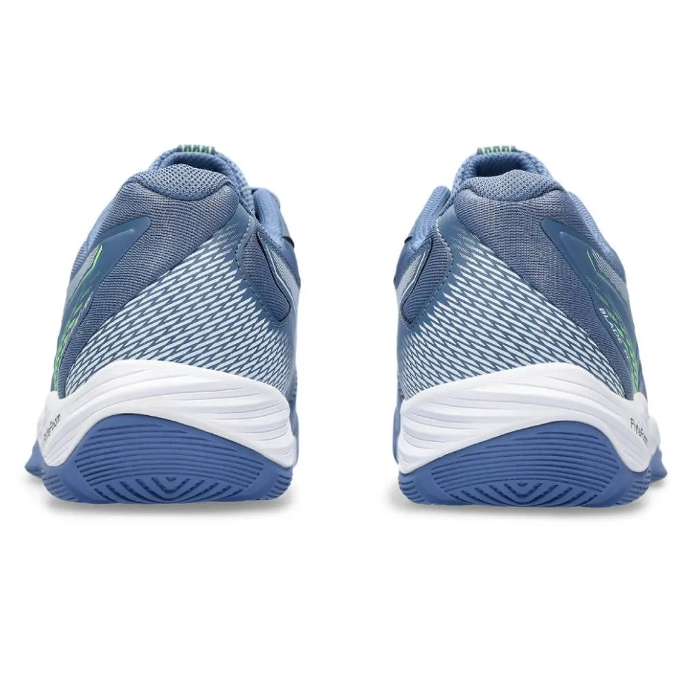 ASICS Men's Blade FF Badminton Shoe (Denim Blue/Lime Burst) Most Supportive Asics Running Shoes
