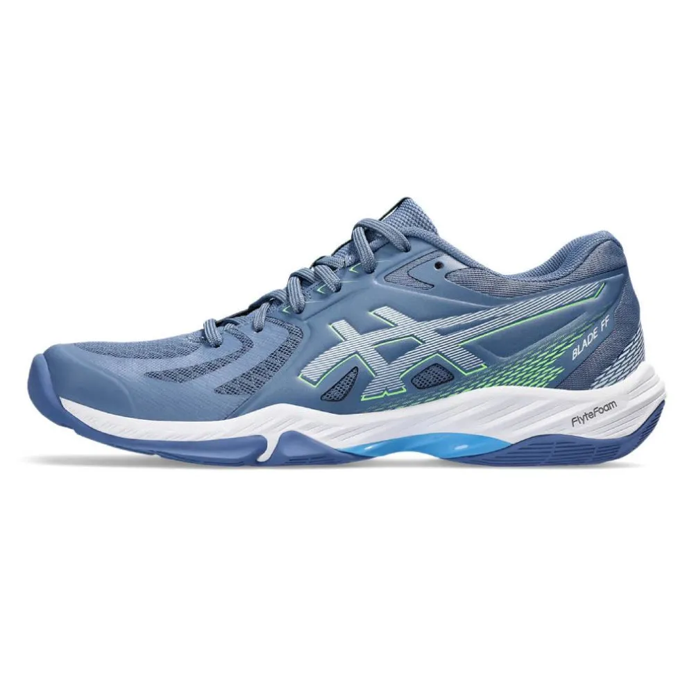 Asics Shoes Gel Kayano 16 ASICS Men's Blade FF Badminton Shoe (Denim Blue/Lime Burst)
