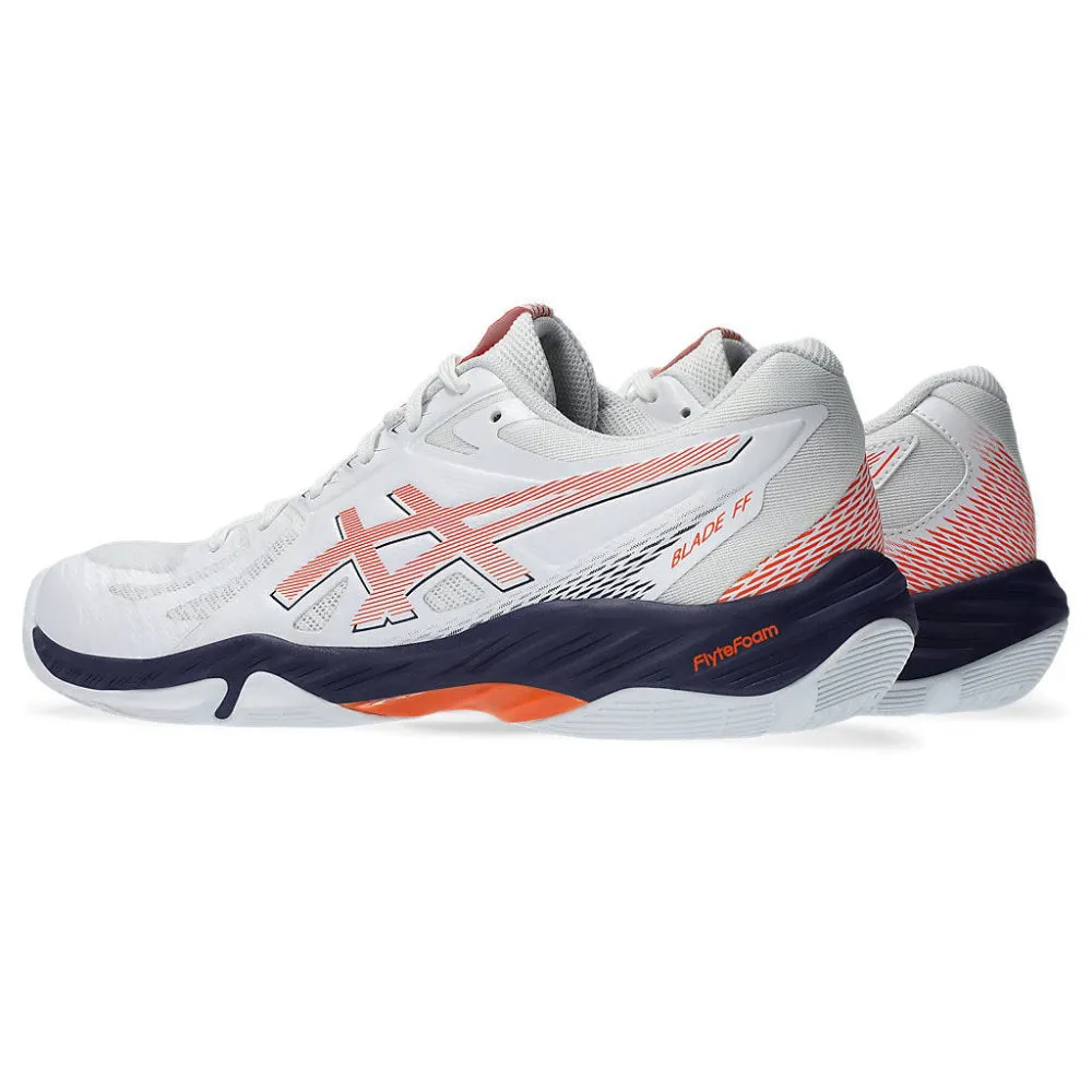 Best Asics Running Shoes For Plantar Fasciitis ASICS Men's Blade FF Badminton Shoe (White/Novak Orange)