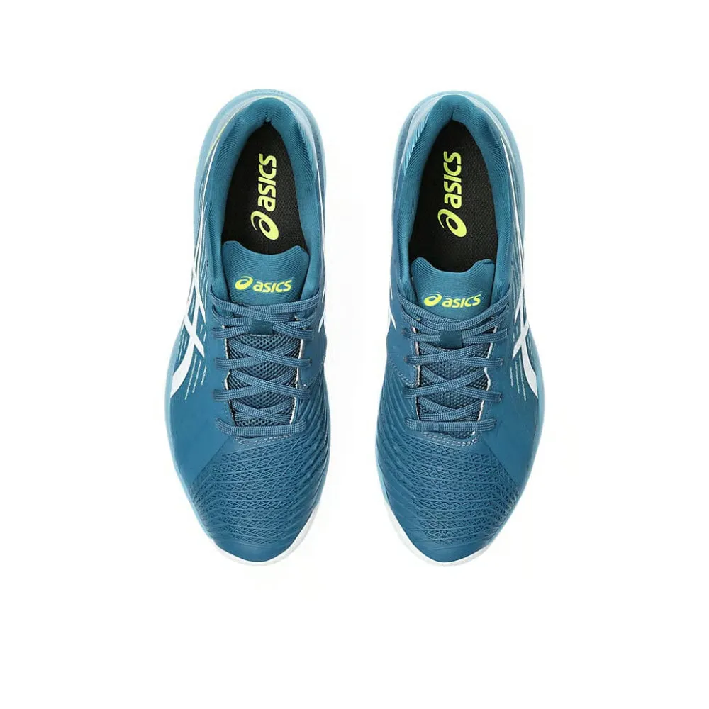 ASICS Men's Solution Swift FF Tennis Shoe (Restful Teal/White) Asics Tennis Shoes With Wide Toe Box