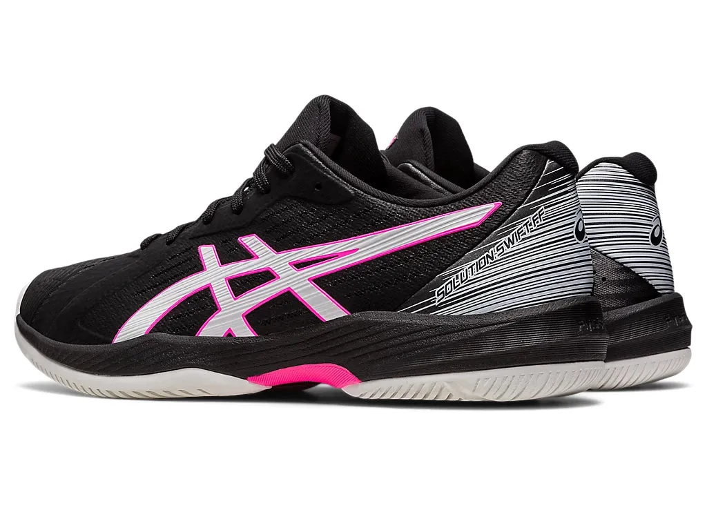 Asics Gel-resolution 6 Tennis Shoe Asics Men's SOLUTION SWIFT FF Tennis Shoes in Black/Hot Pink