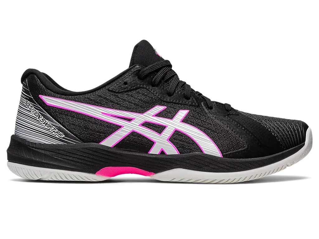 Asics Shoes Best For Walking Asics Men's SOLUTION SWIFT FF Tennis Shoes in Black/Hot Pink