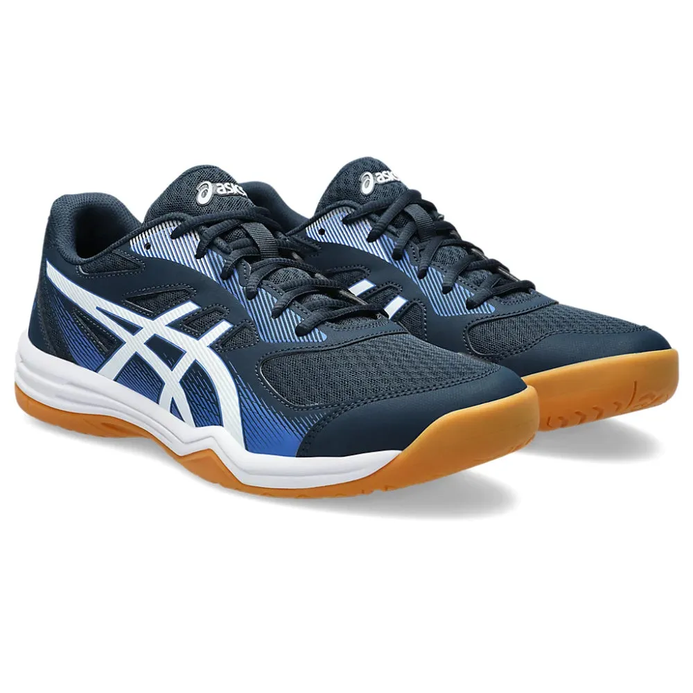 ASICS Men's Upcourt 5 Badminton Shoe (French Blue/White) Race Walking Shoes Asics
