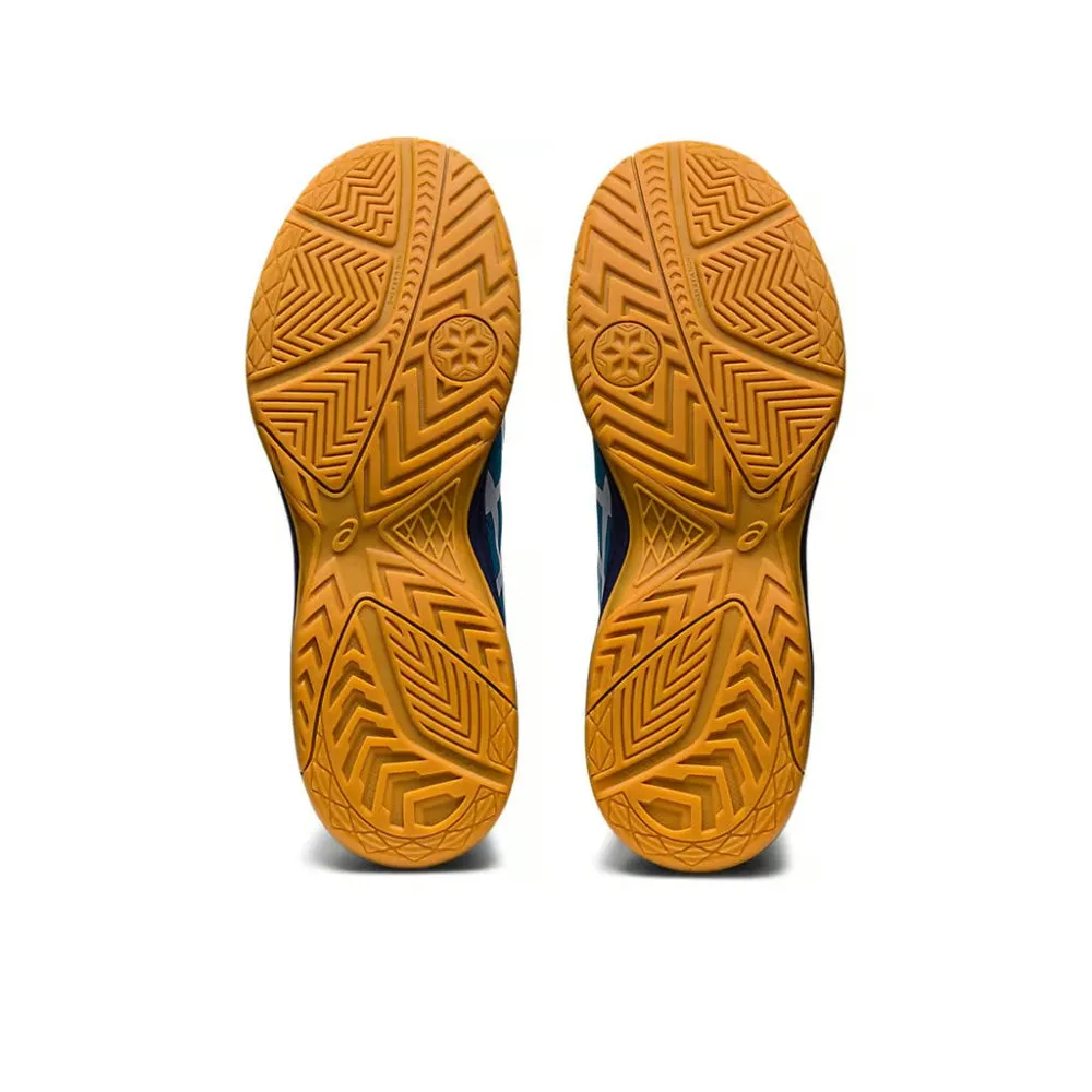 ASICS Men's Upcourt 5 Badminton Shoe (Island Blue/White) Asics Shoe Models Explained