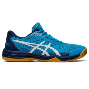 Asics Gel-tactic 12 Indoor Court Shoes Reviews ASICS Men's Upcourt 5 Badminton Shoe (Island Blue/White)