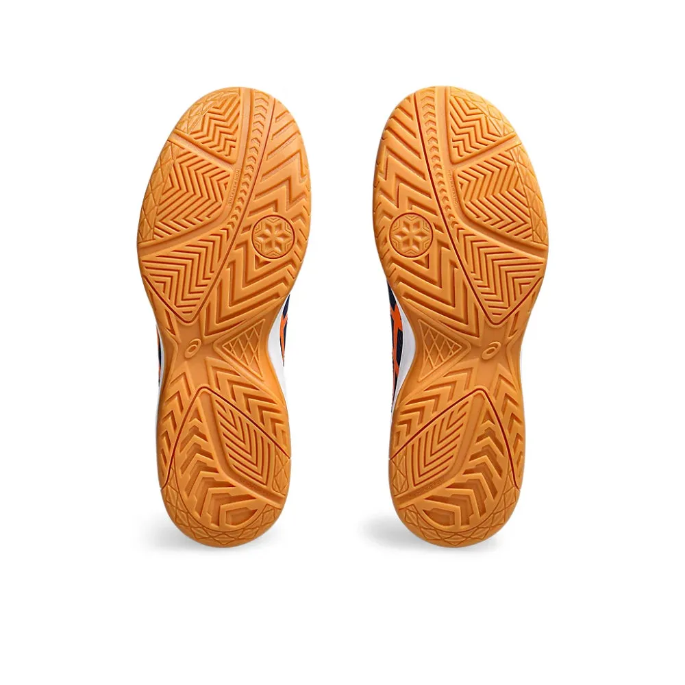 ASICS Men's Upcourt 5 Badminton Shoe (Peacoat/Shocking Orange) Asics Shoes Price