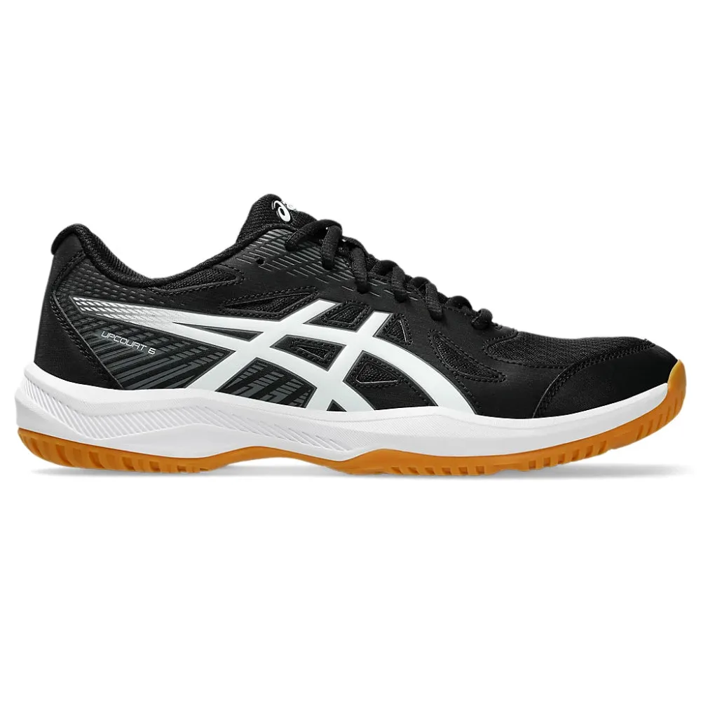 ASICS Men's Upcourt 6 Badminton Shoe (Black/White) Japanese Asics Shoes