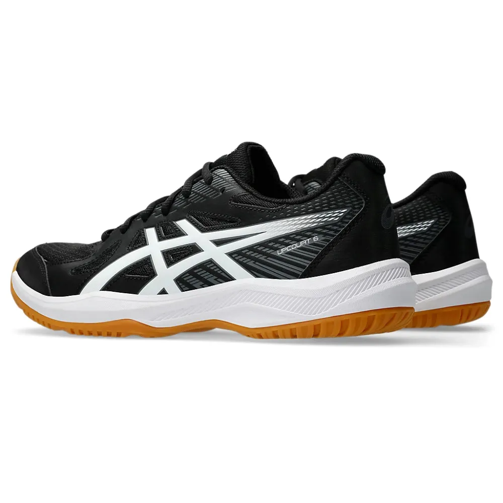 ASICS Men's Upcourt 6 Badminton Shoe (Black/White) Asics Sky Elite Volleyball Shoes