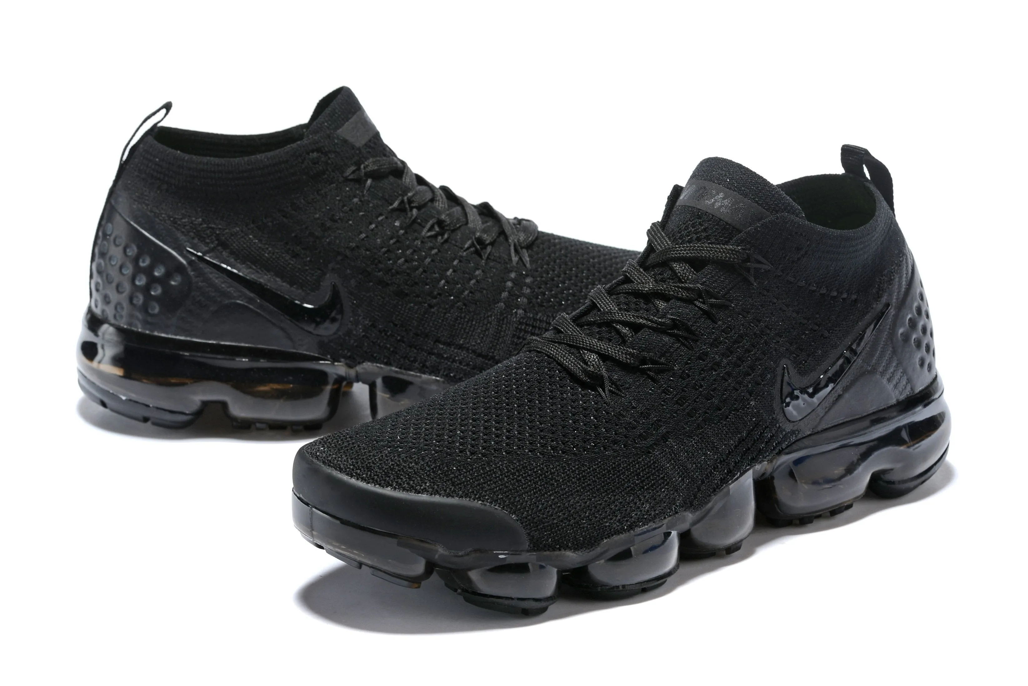 Nike Air Vapormax Flyknit 2 All Black 2019 Shoes Sneakers Men Sale Size US 7, 8, 8.5, 9, 10, 11 Asics Naruto Shoes
