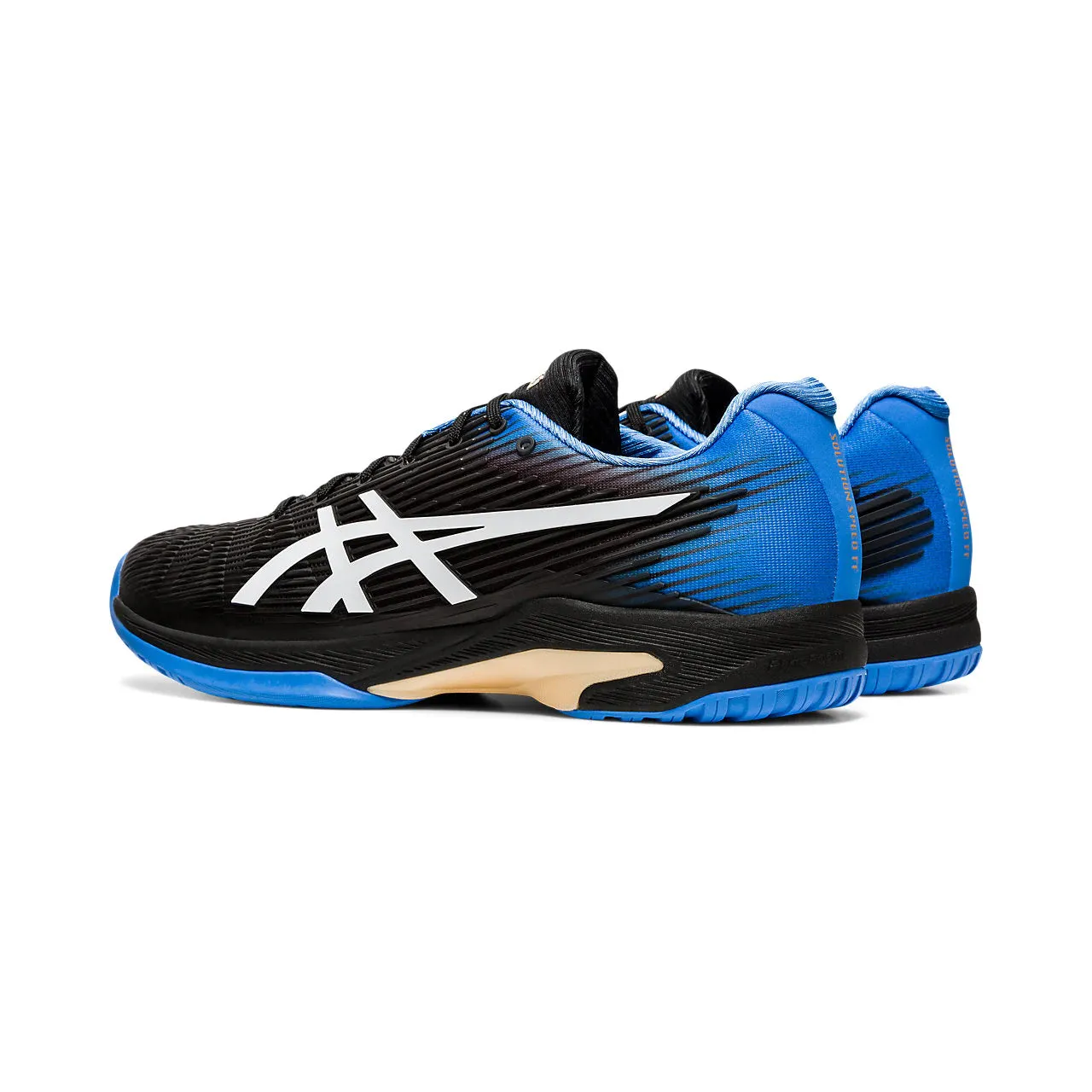Asics Shoes Gel Cumulus 26 Asics Solution Speed FF Black Blue Mens Tennis Shoes