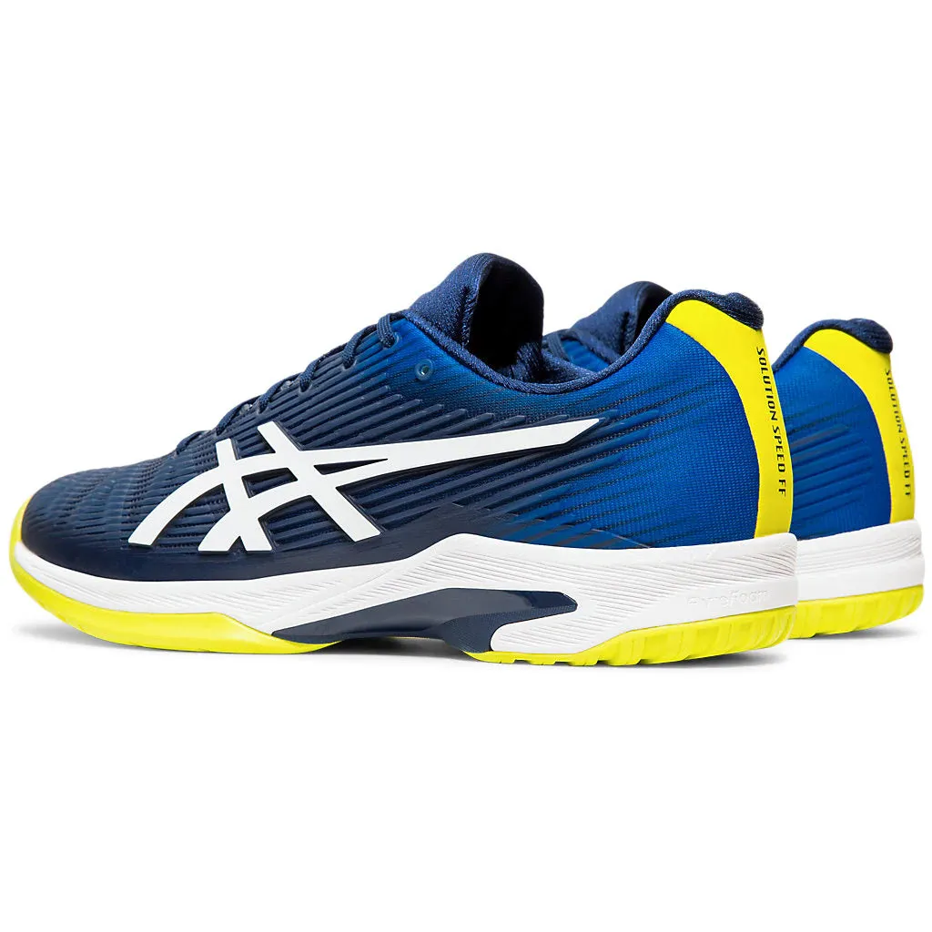 Asics Shoes Gt 1000 12 Asics Solution Speed FF Navy White Mens Tennis Shoes