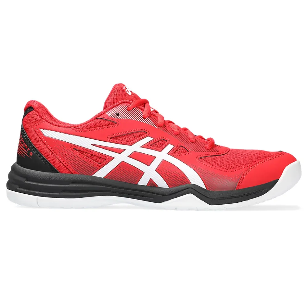 Asics Nimbus Running Shoes ASICS Men's Upcourt 5 Badminton Shoe (Classic Red/Beet Juice)