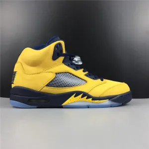 Nike Air Jordan 5 Retro 'Michigan' Men Shoes !!! CYBER MONDAY SALE !!! Asics Shoes Non Slip