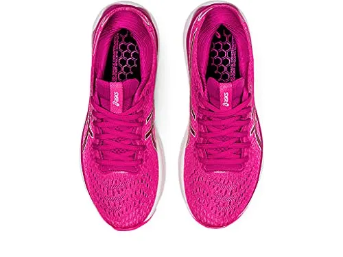 Used Asics Shoes ASICS Women's Gel-Nimbus 24 Running Shoes, 5.5, Fuchsia RED/White