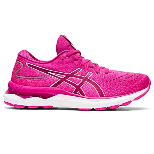 Asics Wrestling Shoes Size Guide ASICS Women's Gel-Nimbus 24 Running Shoes, 5.5, Fuchsia RED/White