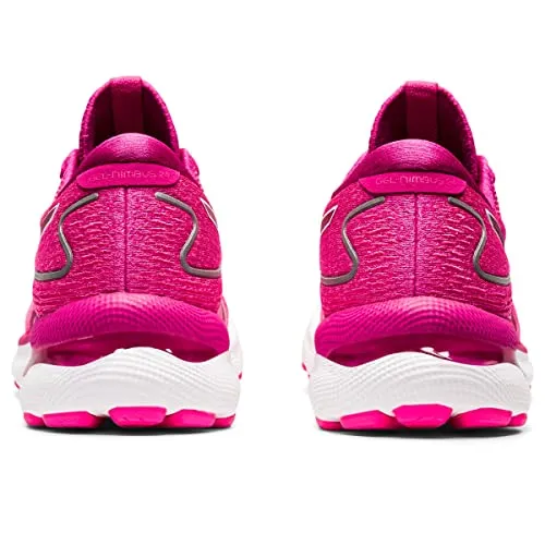 Asics Running Shoes With High Arch Support ASICS Women's Gel-Nimbus 24 Running Shoes, 5.5, Fuchsia RED/White