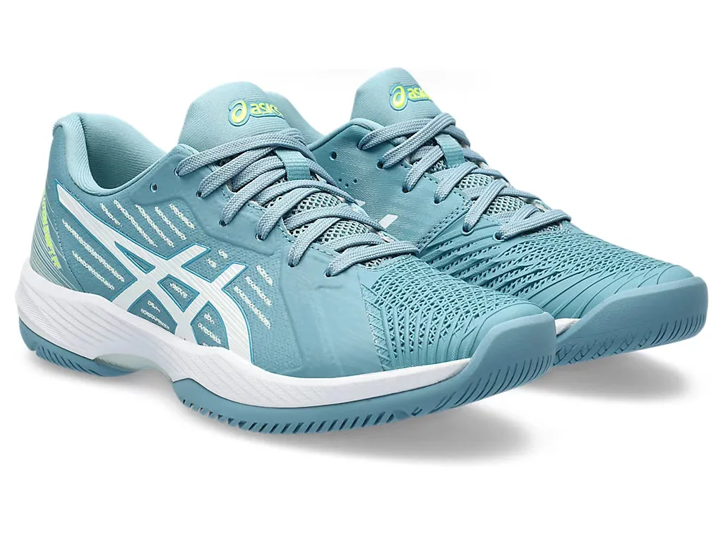 Asics Shoes With Arch Support Asics Women's SOLUTION SWIFT FF Tennis Shoes in Gris Blue/White