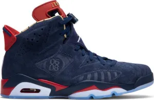 Nike Air Jordan 6 Retro 'Doernbecher' 2019 Mid Night Navy White Men Shoes Sale Size US 7-13 Asics Tiger Runner Casual Shoes