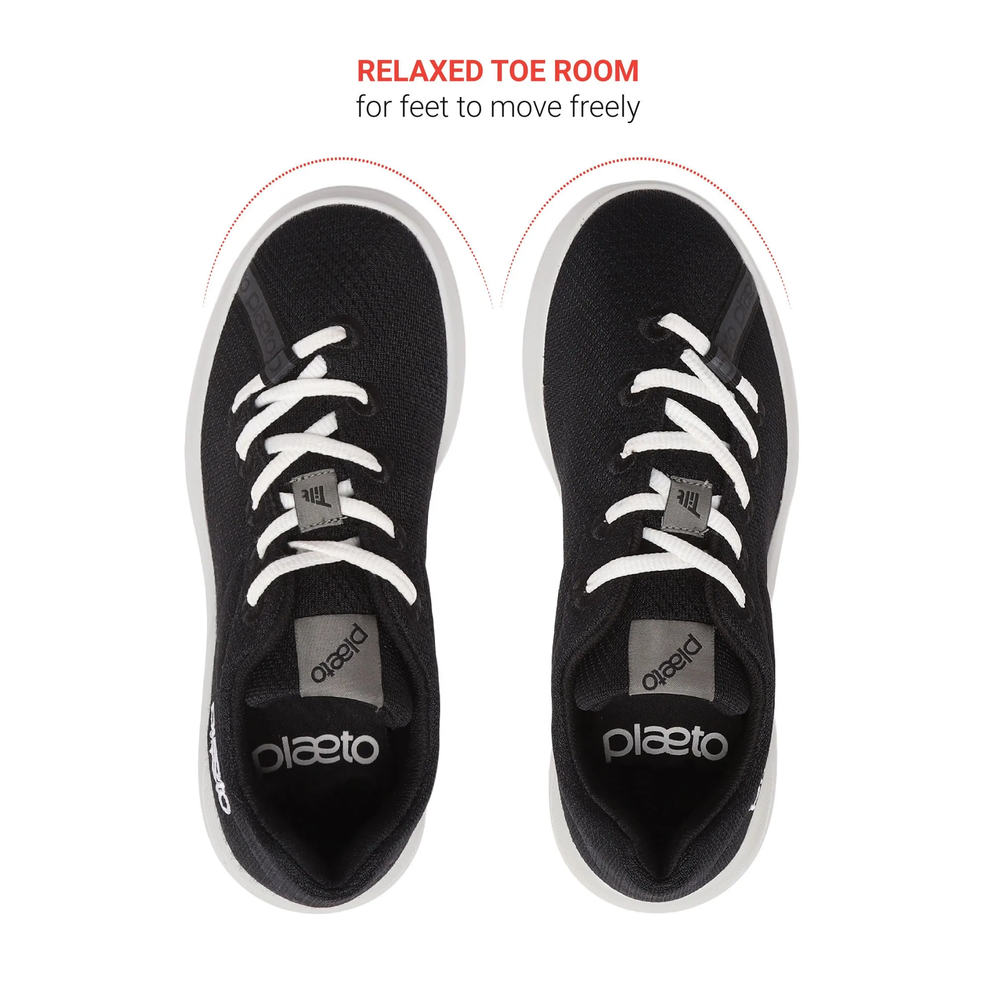 Aura Sports Shoes For Women - Black / Grey Electrical Safety Work Boots